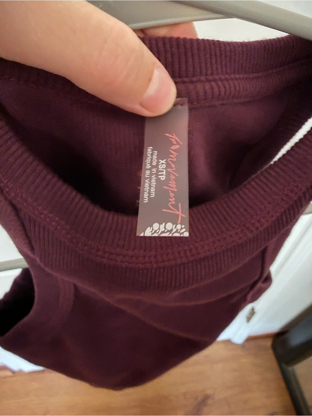 Free People knockout tank - Ribbed Racerback Tank Top - Burgundy - Picture 4 of 4
